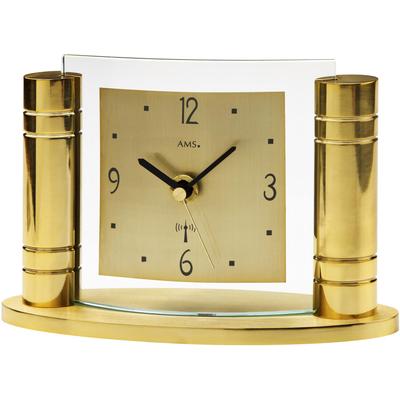 Funktischuhr AMS "F5131", gold (goldfarben), Tischuhren