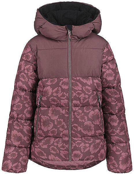 ICEPEAK Mädchen Winterjacke Kirn Print Hoodie beere   140 B