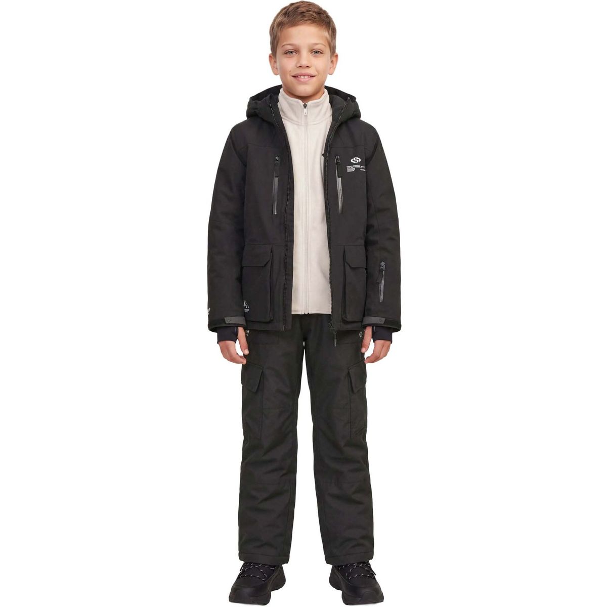 Jack & Jones Jjsverbier Cargo Pants W. Suspend Junior black (5058346) 176 12301397-5058346-176