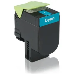 Inkadoo, Toner, Toner kompatibel zu Lexmark 80C20C0 / 802C Toner, cyan Cyan (C)