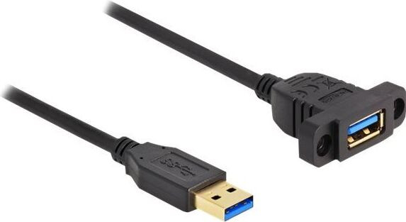 Delock 87855 SuperSpeed USB 5 Gbps Kabel USB-A naar USB-C 1m voor inbouw