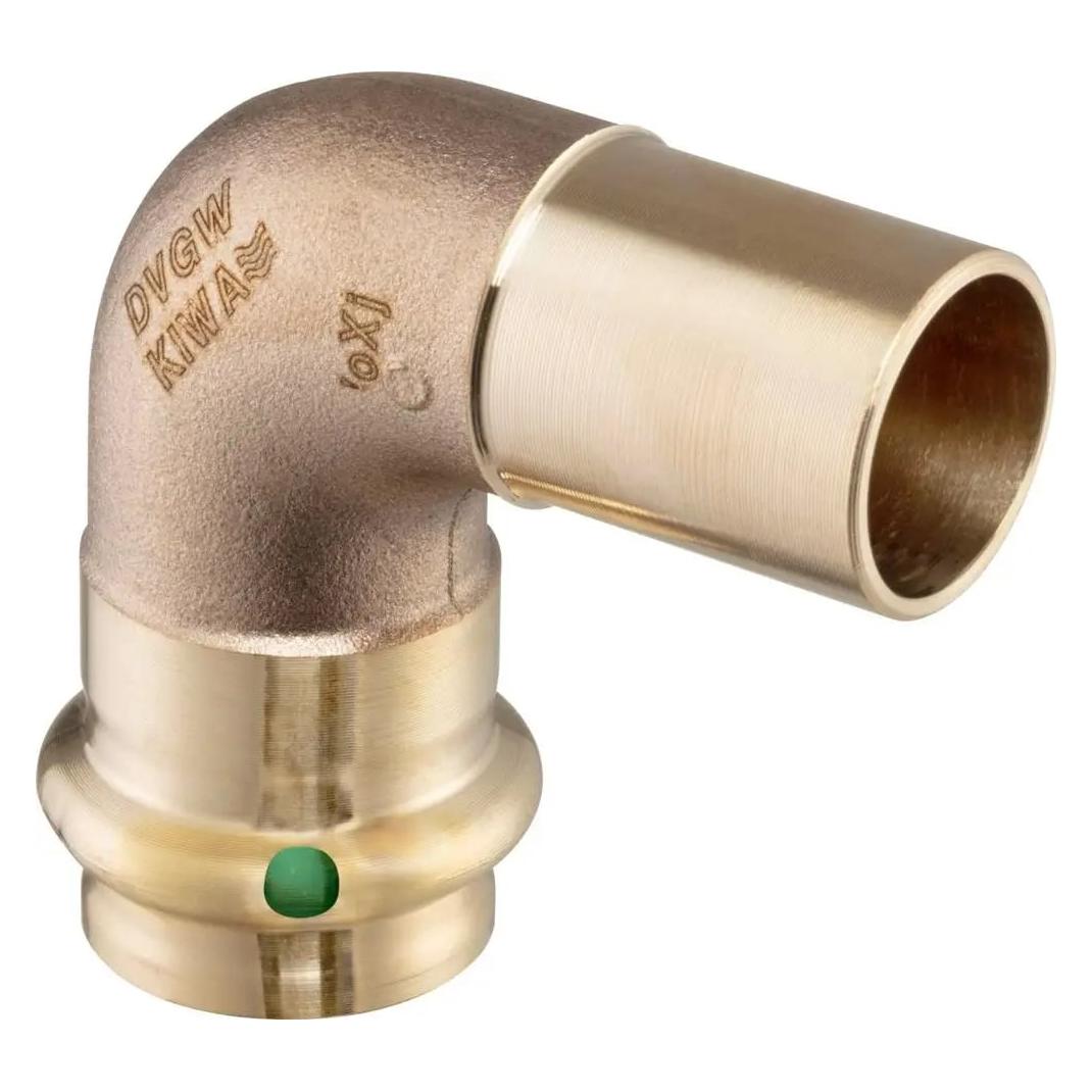 Viega Sanpress-Bogen 90° 15 Rotguss/glänzend, 107932 (107932)