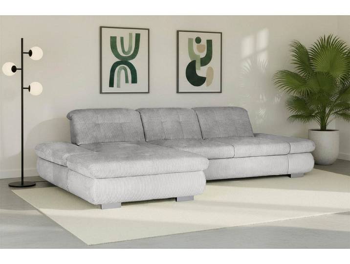Die PlanBar Ecksofa MP-IN17004 L-Form, Breite 331 cm, Kaltschaum-Polsterung, inkl. Sitztiefenverstellung, wahlweise weitere Funktionen