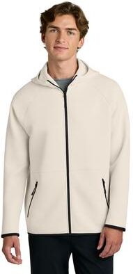 Sport-Tek ST840 Phenom Full-Zip Hoodie in Ecru size XL   Cotton/Polyester Blend