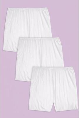 Plus Size Women's Cotton Bloomer 3-Pack by Comfort Choice in White (Size 13) Panties