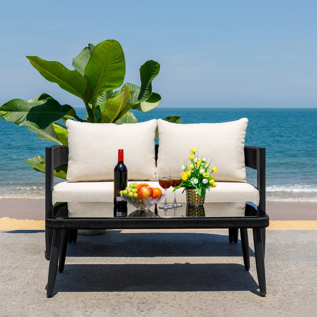 George Oliver Viola Outdoor Conversation Set Black 2