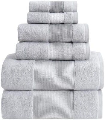Modern Threads Air Cloud 6-Piece Bath Towel Set