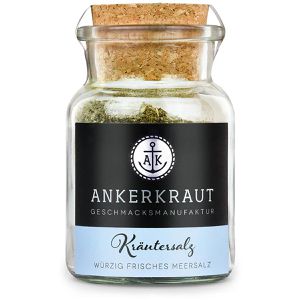 ANKERKRAUT Salz Kräutersalz, im Glas, feines Meersalz mit Kräutern, ohne Rieselhilfe, 100 g