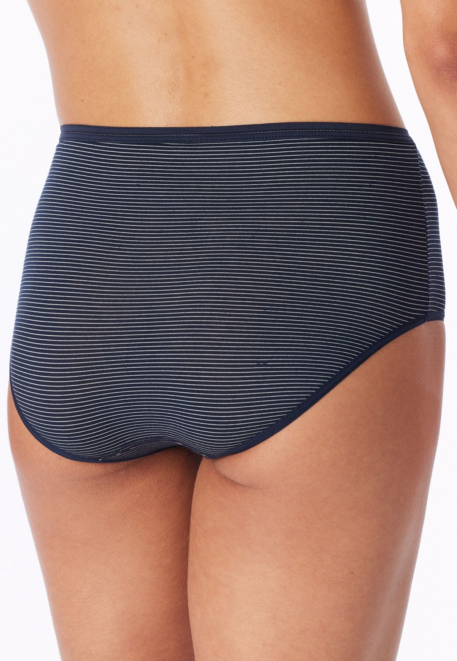 Midislip SCHIESSER "Modal Essentials", Damen, Gr. 44, Single Jersey, blau (804, nachtblau), Single Jersey, Obermaterial: 80% Modal, 10% Elasthan, 10% Polyester, unifarben, körpernah, Unterhosen Midislip, Glanzgarn-Details, weicher Bund, Basic 804, nachtbl