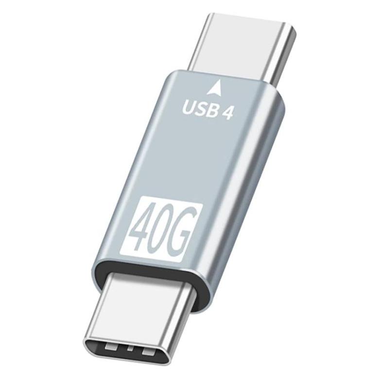PowerGuard USB4 Type-C auf Type-C Kupplung Gender Changer (male/male) USB4 40 Gbit/s Daten & Charge (USB 4, 100 W) (00031029)