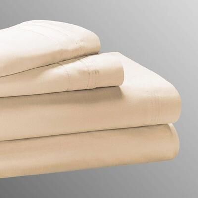 Home City, Inc. Superior Sheet Set, King, Desert Sand