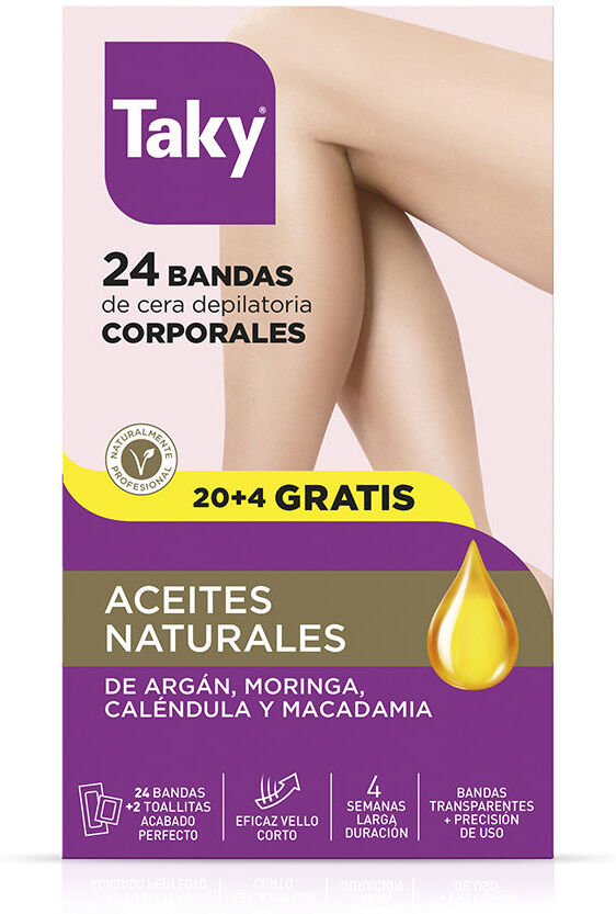 Taky Strisce depilatorie corpo Oli Naturali 24 pz