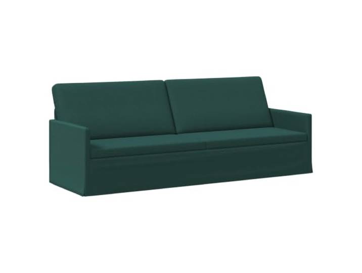 vidaXL 3-Sitzer Sofa Dunkelgrün 220 x 81 x 82 cm Stoff
