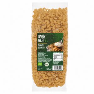 NaturWert Nudeln Dinkel Locken, BIO, Hartweizen, 500 g