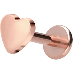 Titan Labret mit Innengewinde HERZ