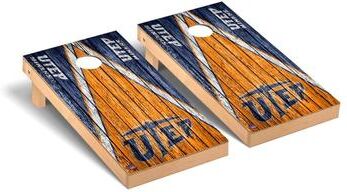 Skip's Garage Texas El Paso UTEP Miners Triangle Cornhole Board Set