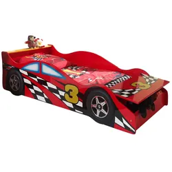 AUTOBETT Kalliope 175x48x78 aus MDF in Rot