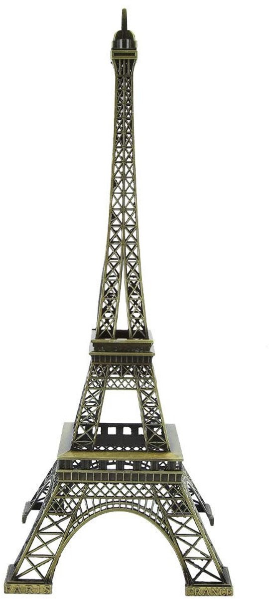 Dailygoods Eiffeltoren Torendecoratie - Ambachtelijk IJzeren Model - 38 cm