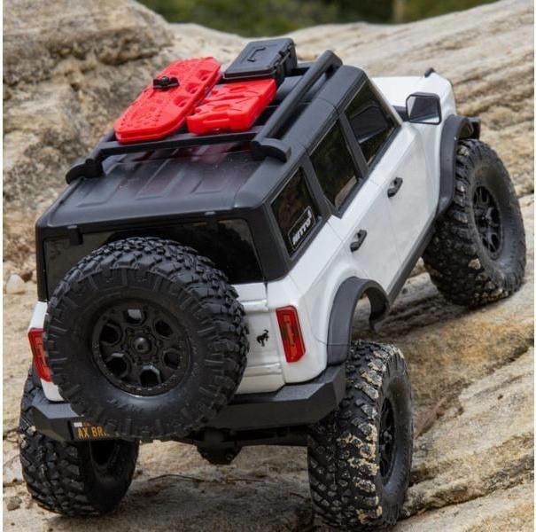 Axial SCX24 Ford Bronco 2021 RC Auto, schaal 1:24, 4WD, Rood