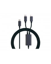 ROLINE USB Typ C Split-Ladekabel 1.8m 1 Digital/Daten 1,8 m (11.02.8308)