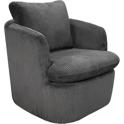 byLIVING Sessel HARMONY, Breite 72 cm, dunkelgrau