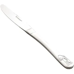Esmeyer 12 x Kindermesser BAMBINO aus Chrom-Edelstahl, poliert. ca. 18 cm lang. Kindermesser - nur leicht geschärft.