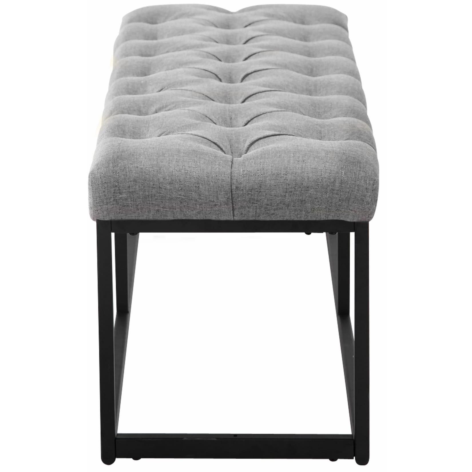 CLP Sitzbank Amun Stoff B120 - Farbe: grau, Größe: 120 cm