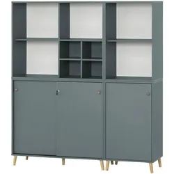 Möbelpartner Möbel-Set »Serie 500«, 5-teilig grün