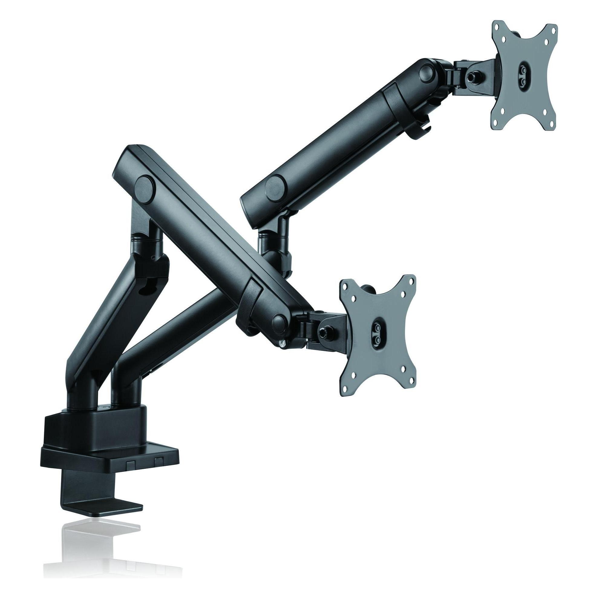 Icy Box Monitorständer mit Tischhalterung für zwei Monitore bis zu 32" (81 cm), IB-MS314-T (Tisch, 32", 8 kg) (IB-MS314-T)