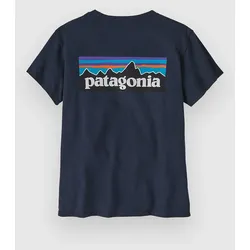Patagonia P-6 Logo Responsibili T-Shirt new navy Gr. M