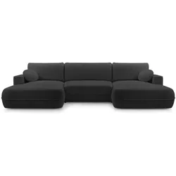 WOHNLANDSCHAFT Fiero U schwarz