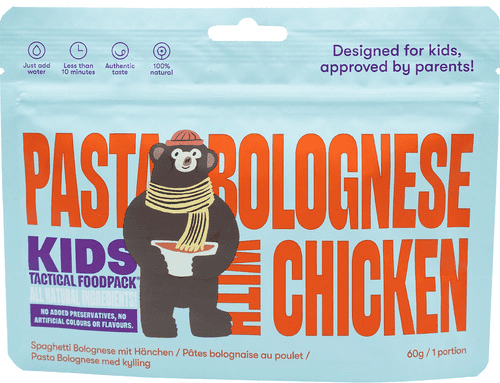 Tactical Foodpack Kids Pasta Bolognese with Chicken 60g