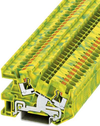Phoenix Contact 3213964 Installationsschutzleiterklemme 6.2mm Schnellanschluss Grün, Gelb