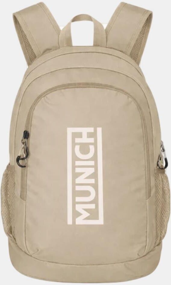 Munich Mochila de GYM de hombre SPORTS RECYCLED BACKPACK SLIM C-SAND .  (Única) Beige