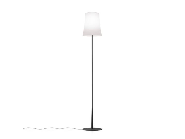 Foscarini - Lampadaire Birdie - Noir - Aluminium laqué - Designer Ludovica & Roberto Palomba