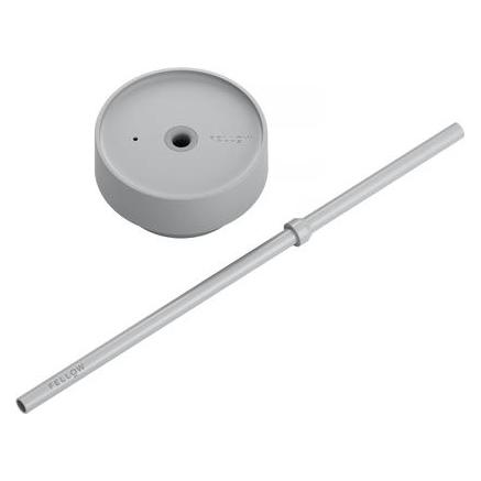 Fellow Carter Cold Lid + Straw - Matte Grey (37638226)