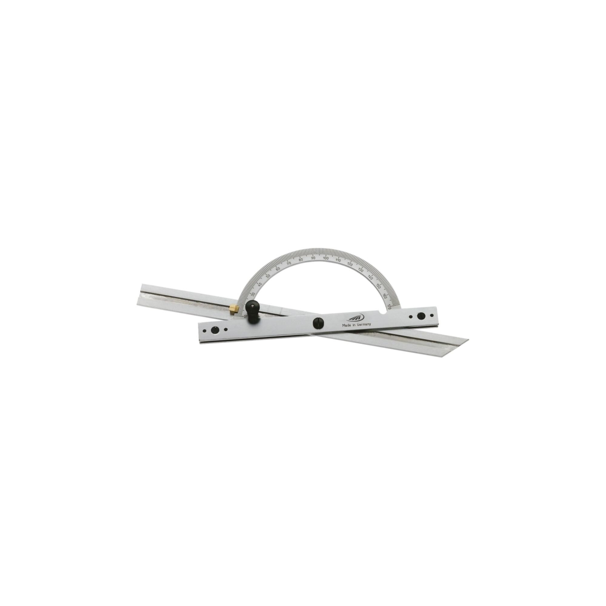 Helios-Preisser Gradmesser mit doppelter und verstellbare Schiene Chr. 250x500mm (0416304)