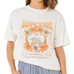 RIP CURL PACIFIC COAST HERITAGE T-Shirt 2026 bone - S