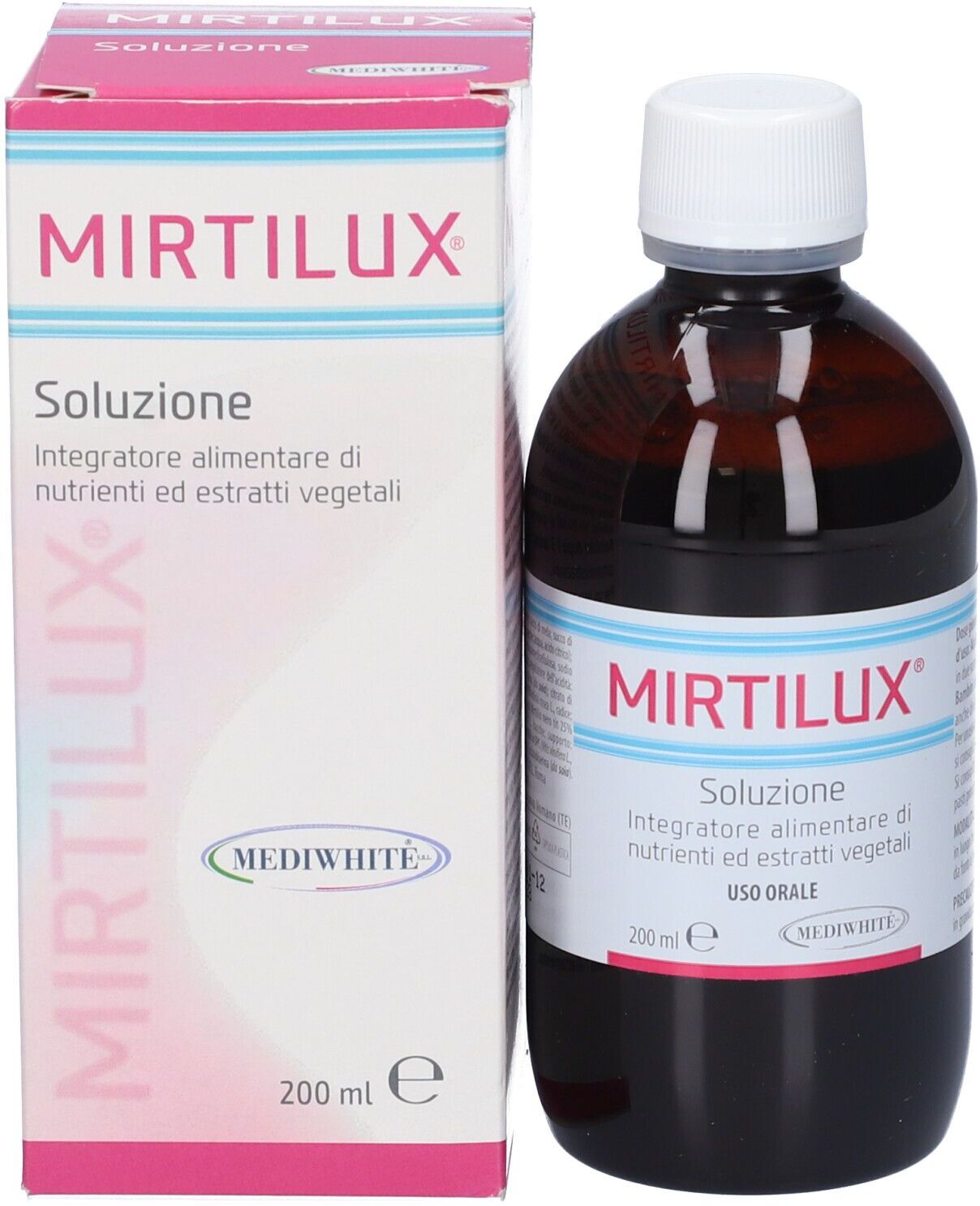 MEDIWHITE Srl MIRTILUX Sciroppo, 200 ml