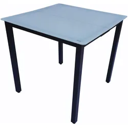 Gartentisch Schwarz ca. 80x80x73 cm