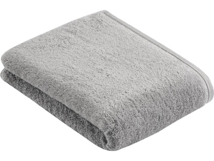 Badetuch VOSSEN Vegan Life , gelb (shadow), B:67cm L:140cm, Webfrottier, Obermaterial: 100% Baumwolle, Handtücher, Badetuch, 100% vegan