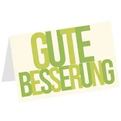 LUMA KARTENEDITION Genesungskarte »Gute Besserung«, 17.5x11.5 cm