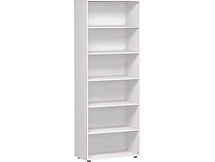Gera Möbel Schranksystem Flex Regal, Holzdekor, weiß, 80 x 40 x 216 cm