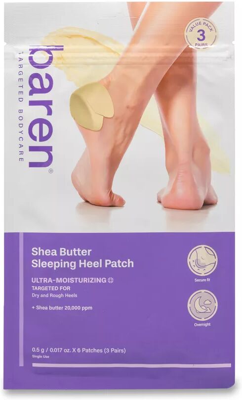 Baren - Shea Butter Sleeping Heel Patch, 3 Stück, Multicolor