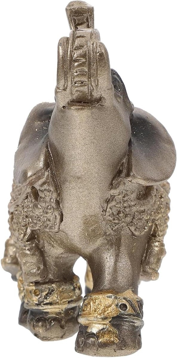 Creatief Hars Ornament Olifant in Antieke Stijl voor Home Decor