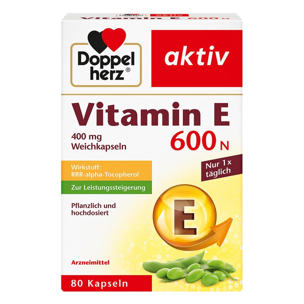 Queisser Pharma GmbH & Co. KG Doppelherz Vitamin E 600 N Weichkapseln 10057828