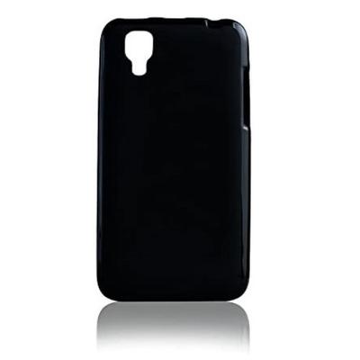 Back Case Glossy Soft Cover Schwarz für Wiko Sunset
