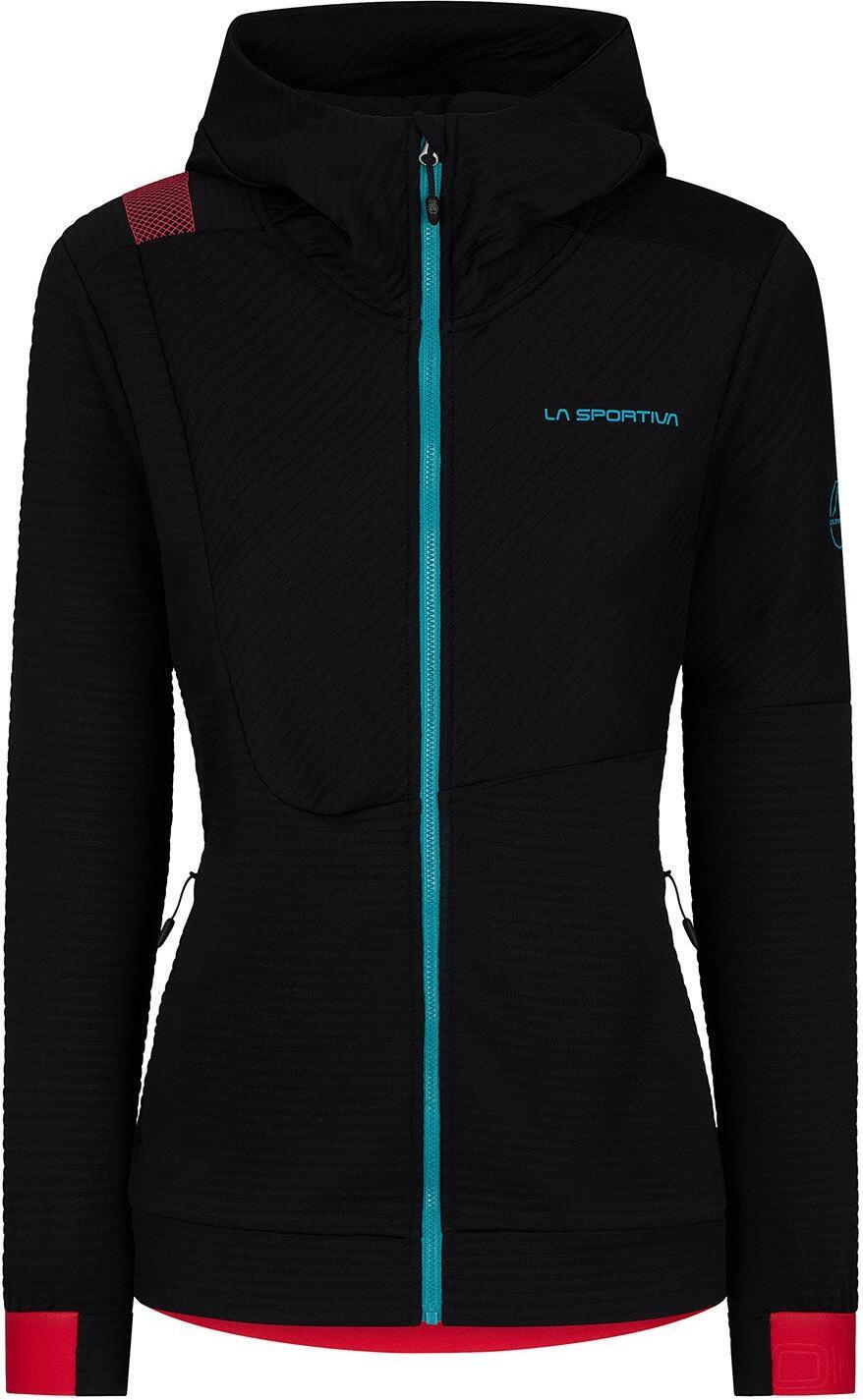 La Sportiva Mood Hoody Women black/hibiscus (K00P02) S ZACF002K00P02S
