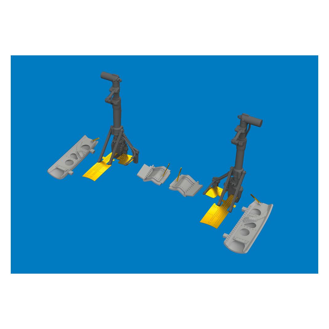 Eduard P-40K undercarriage legs PRINT for (6481192)