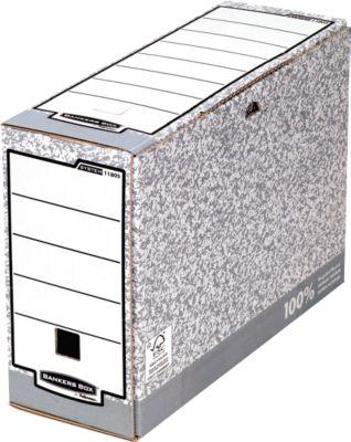 Fellowes Archivschachtel Bankers Box®, f. DIN A4, Füllhöhe 100 mm, 10 Stück